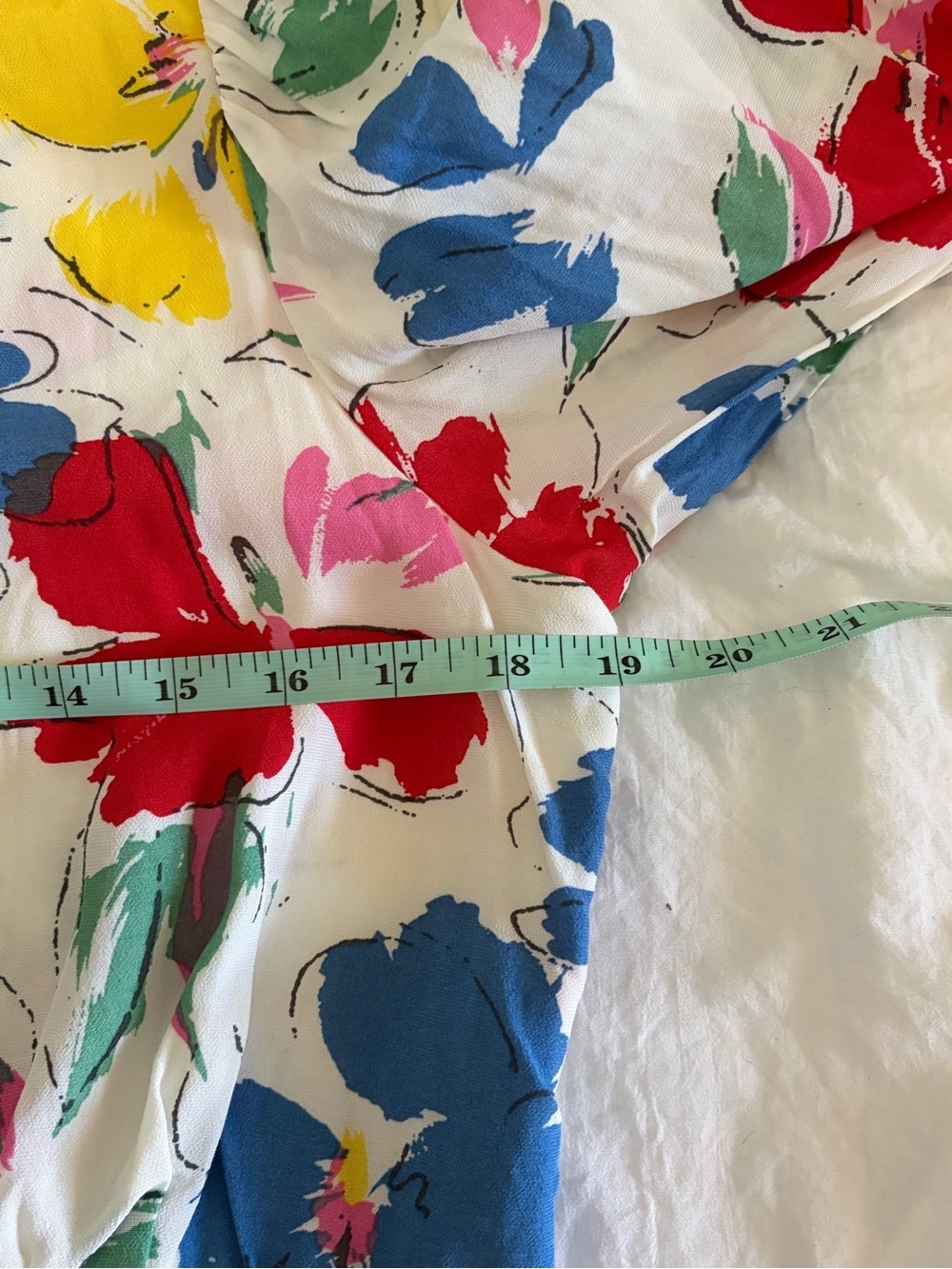 Rixo x Target Women’s Floral Mock Neck Cascade Ruffle Dress Size 10 NWT - Picture 9 of 12
